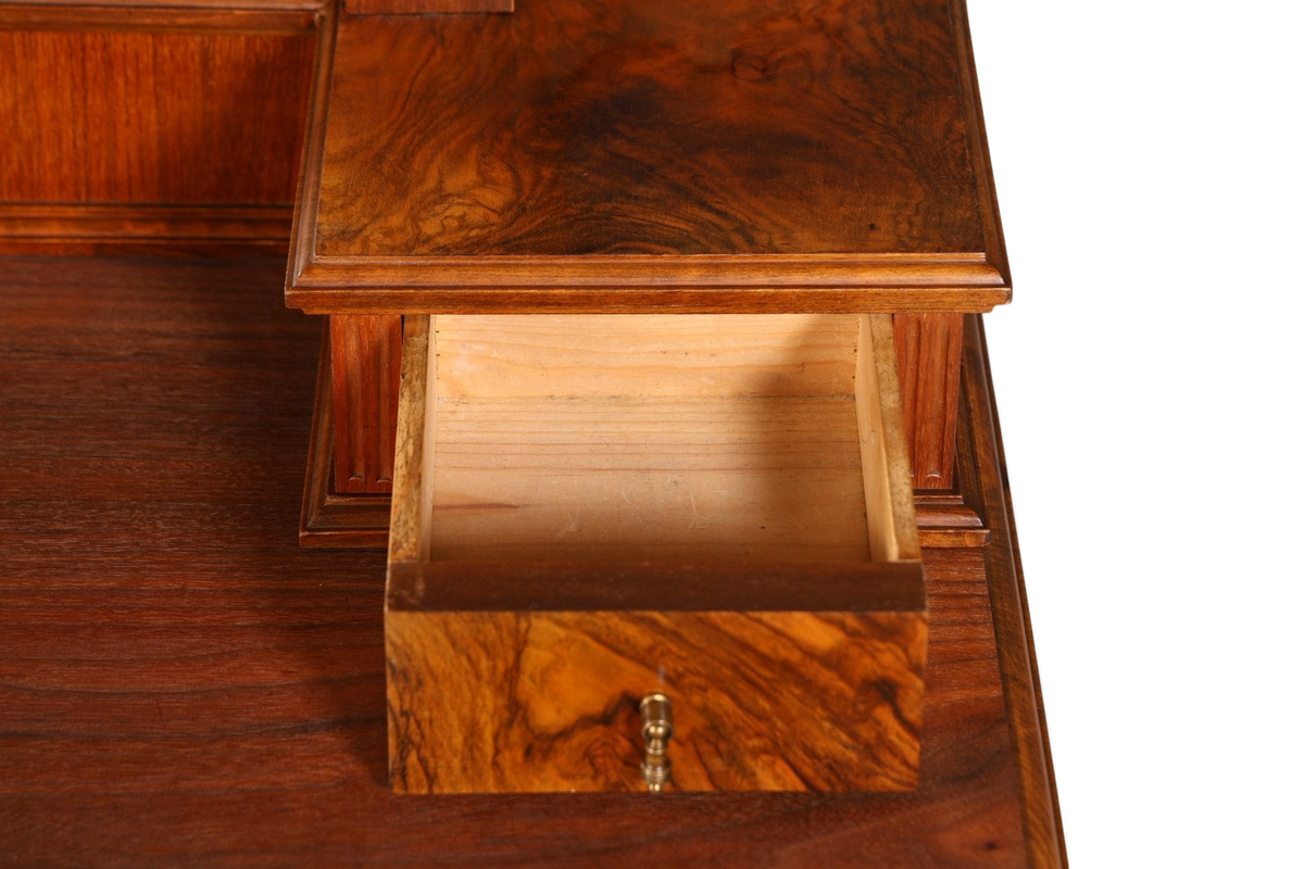 Edle Louis Philippe Kommode mit Spiegelaufsatz Gründerzeit Frisierkommode Holz Schrank Antik Flurschrank um 1880