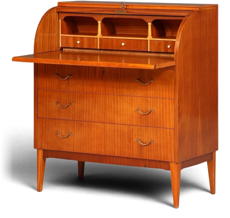 Mid Century Rollladen-Sekretär