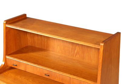 Traumhafter Mid Century Sekretär Büro Kommode echt Holz Schreibkommode Schrank