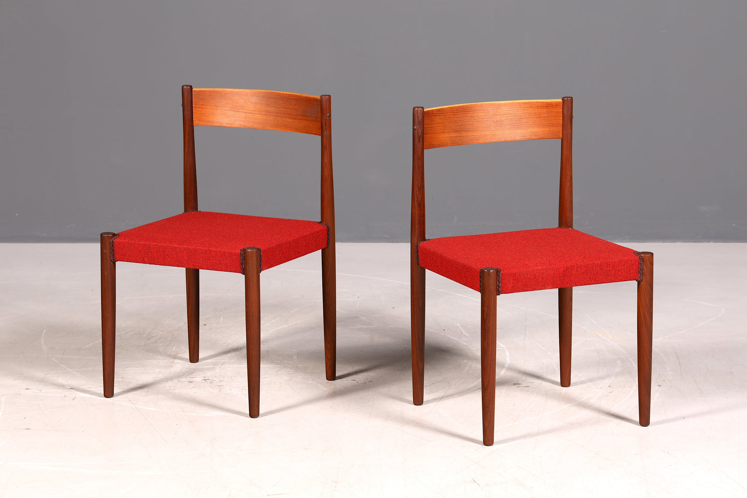 Eleganter Mid Century Stuhl Danish Design Vintage Esszimmerstuhl Retro Küchenstuhl Holz