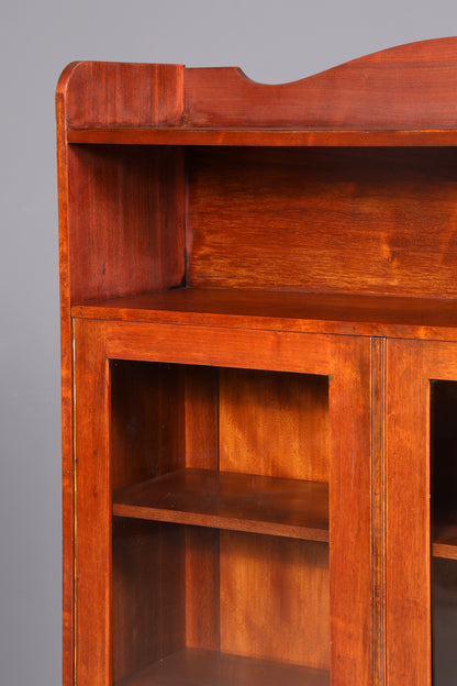 Traumhafte Jugendstil Vitrine Eiche Bücherschrank Antik Schrank Geschirrschrank Glasvitrine um 1900 Vintage
