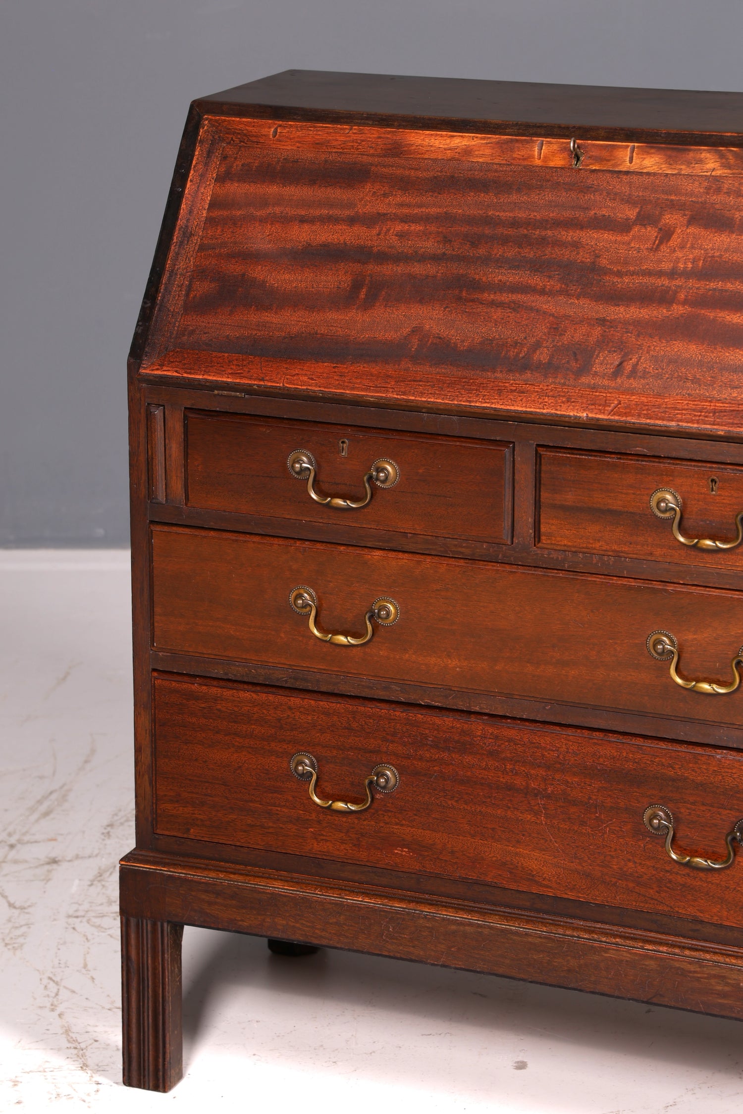 Wunderschöner Englischer Sekretär Schreibkommode Echt Holz Schreibtisch Kommode Büro Antik Vintage