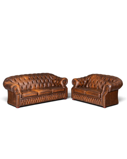 Wunderschöne Original Chesterfield Centurion 2-Sitzer Couch Englisches echt Leder Sofa UK