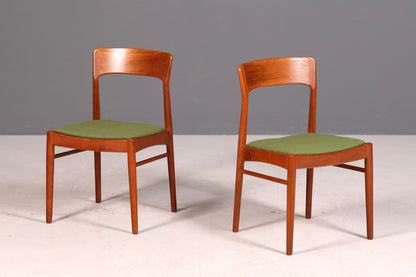 Dänischer Mid Century Esszimmerstuhl Teakholz Henning Kjærnulf Korup Stolefabrik 60er