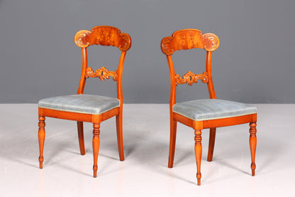 Dreamy Biedermeier-style chair, real wood secretary chair, antique style dining room chair, 2 of 2
