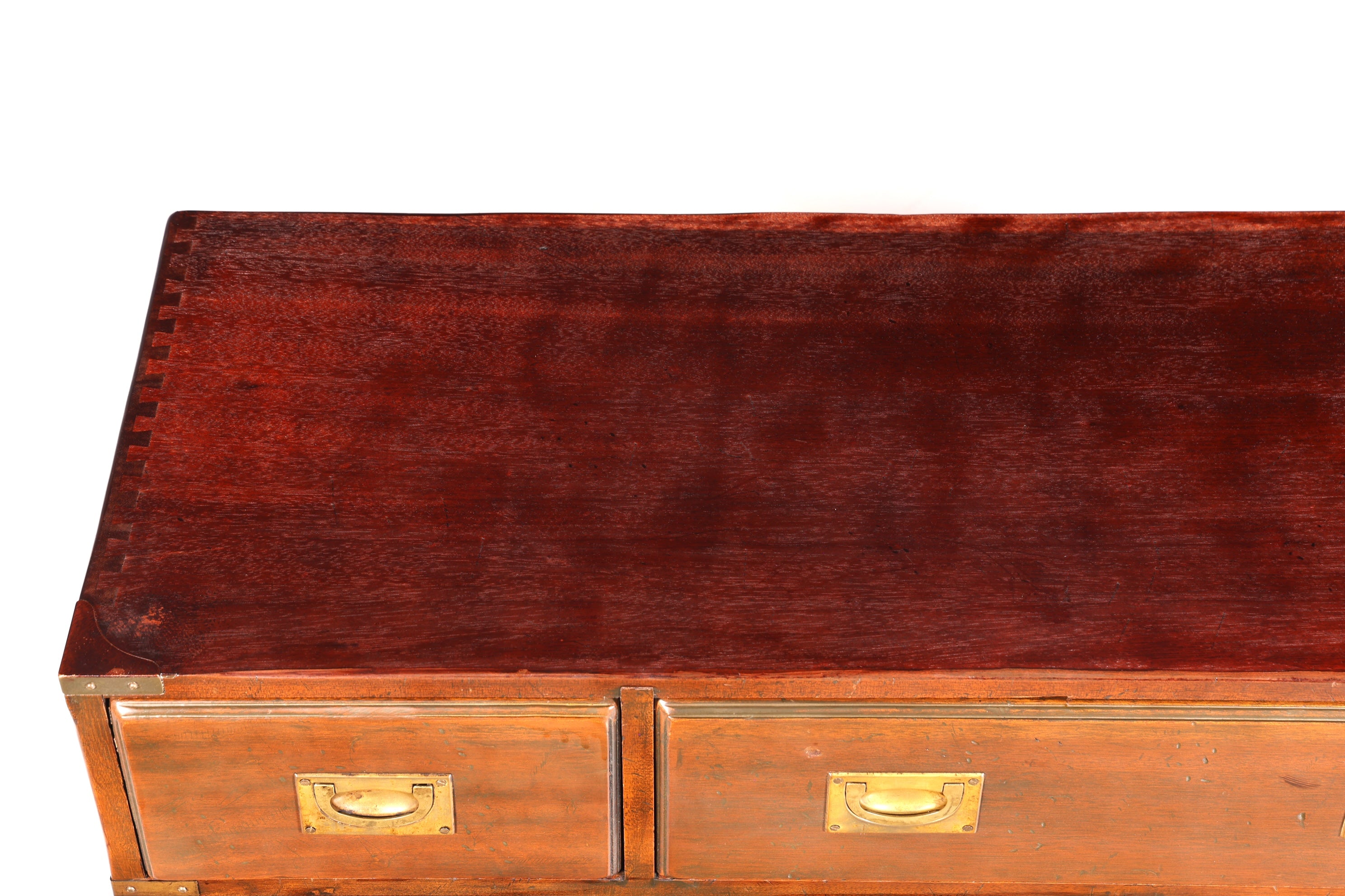 Fantastic Maritime Sideboard English Ship Chest of Drawers English Antique Cabinet Military Chest