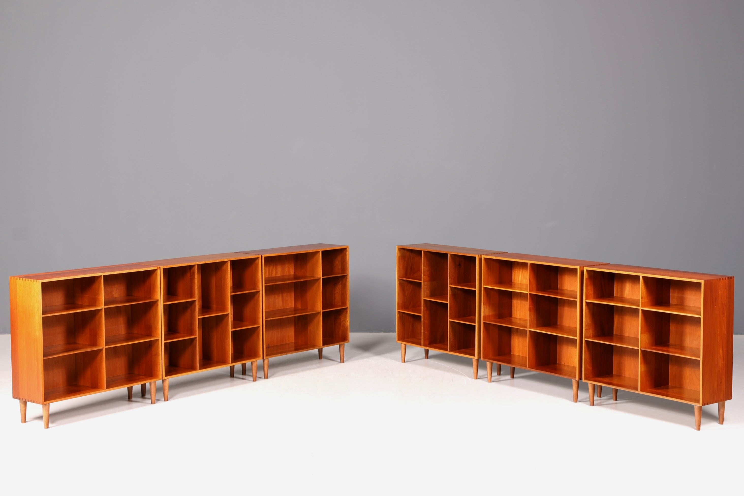 Wunderschönes Mid Century Regal Vintage Christian Hvidt für Søborg Møbelfabrik Bücherregal Danish Design Regal 5 von 6