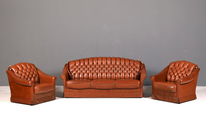 Stilvoller Original Chesterfield Sessel Englischer Armlehnsessel Englisch Herrensessel 1 von 2