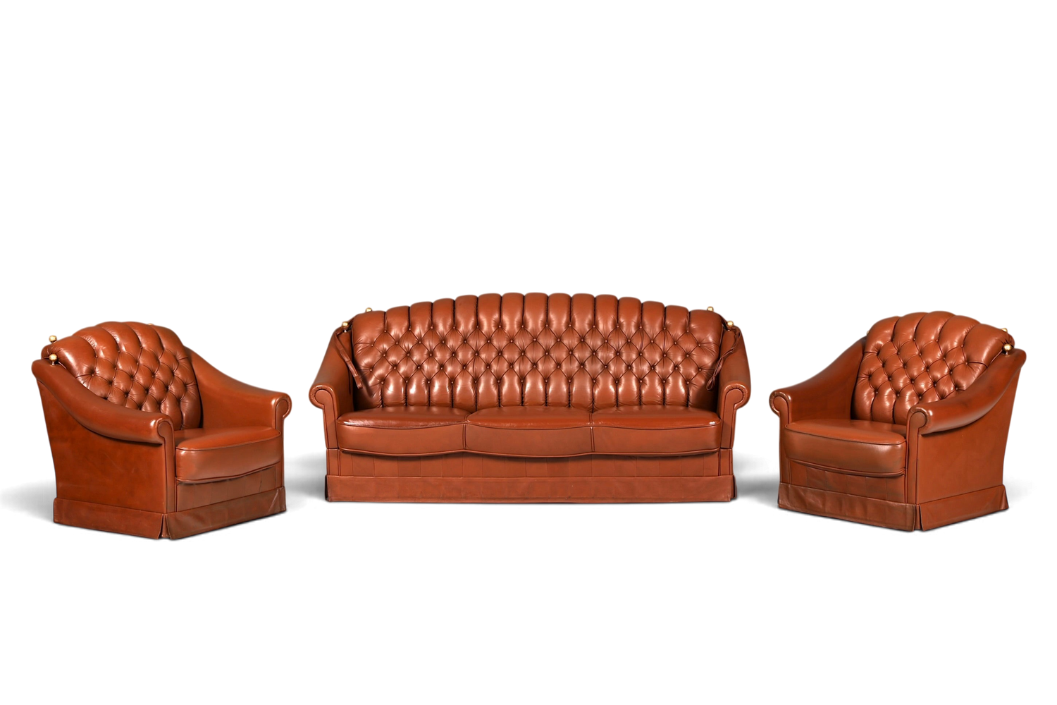 Stilvoller Original Chesterfield Sessel Englischer Armlehnsessel Englisch Herrensessel 1 von 2