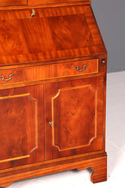 G401 Finish cm Wunderschöner Englischer Sekretär Büro Aufsatzsekretär Antik 60S Vitrinen Schrank UK (Kopie)
