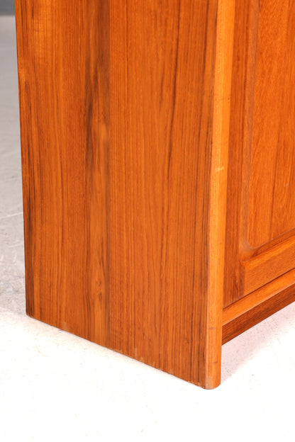 Edler Dyrlund Mid Century Teak Schrank Dänisch Highboard Kommode Wäscheschrank Vintage 60er Danish Design