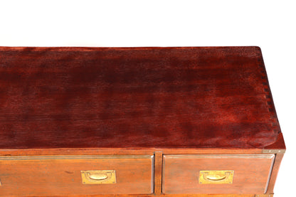 Fantastic Maritime Sideboard English Ship Chest of Drawers English Antique Cabinet Military Chest