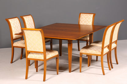 G674 Finish cm SELVA 6x Edle Englische Stühle Englisch Dining Chairs Antik 60er Jahre Regency Küchenstühle Stuhlset (Kopie 2)