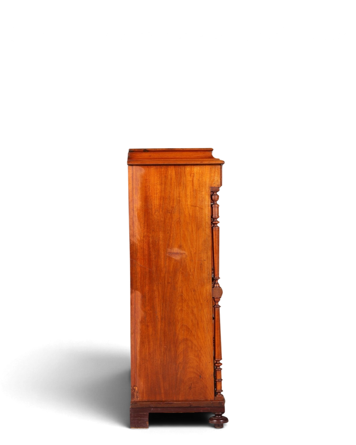 Stilvoller Gründerzeit Sekretär Vertiko Highboard Louis Philippe Kommode Schrank um 1880