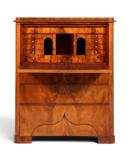 Stilvoller Louis Philippe Sekretär Vertiko Gründerzeit Kommode um 1880 Office