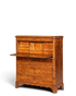 Stilvoller Louis Philippe Sekretär Vertiko Gründerzeit Kommode um 1880 Schreibkommode