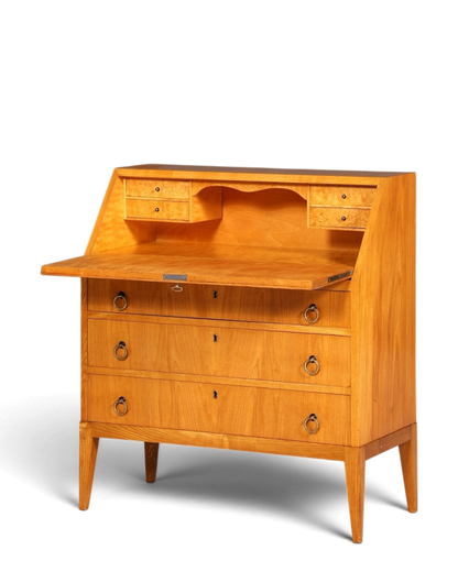 Stilvoller Mid Century Sekretär Danish Design Retro Büro Schrank Vintage Büro Kommode