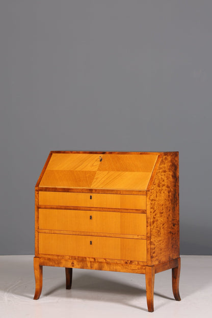 Stilvoller Sekretär um 1930 Büro Kommode echt Holz Sekretär Schreibtisch Kommode Secretary