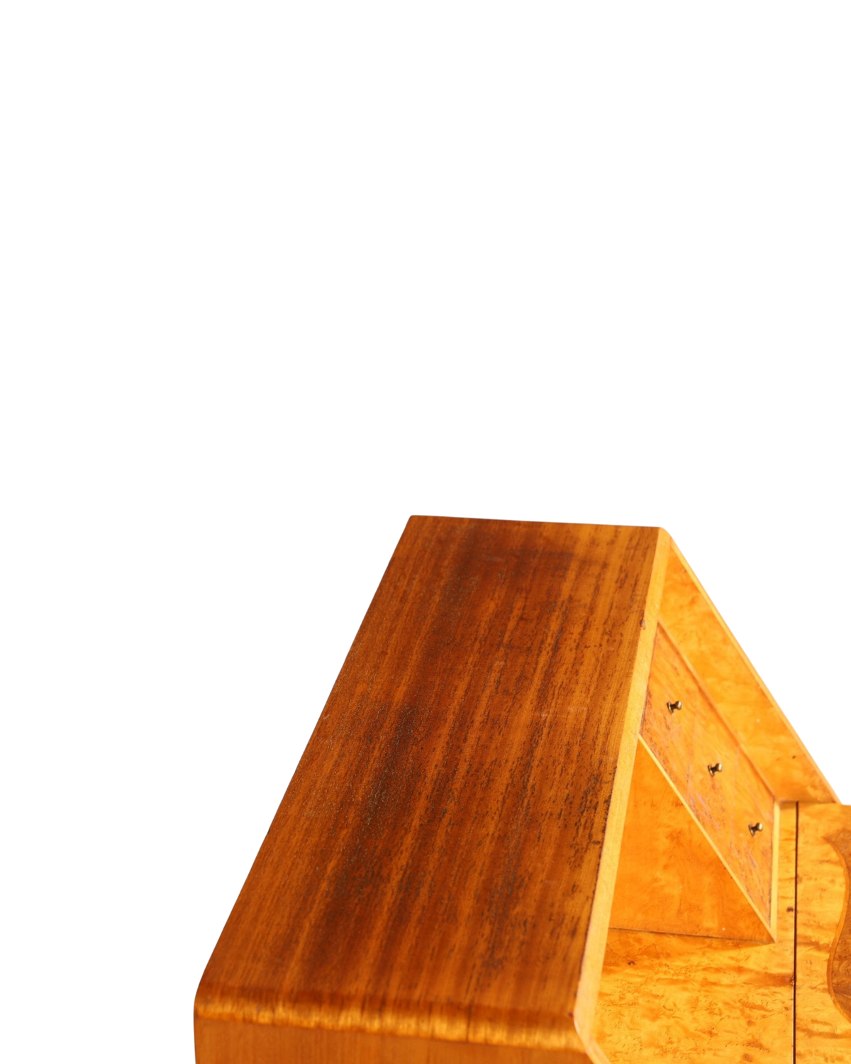 Stilvoller Sekretär um 1930 Büro Kommode Kirschholz skandinavischer Sekretär