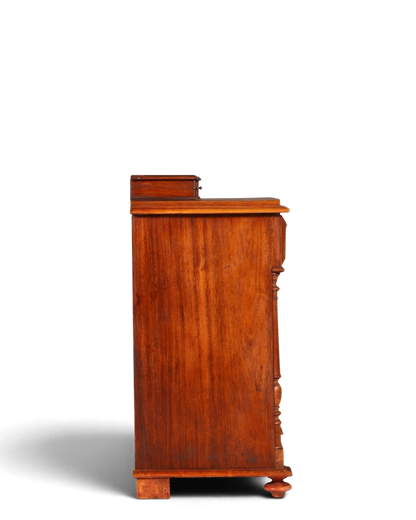 Wunderschöne Gründerzeit Kommode Louis Philippe Vertiko Nussbaum Sideboard um 1880